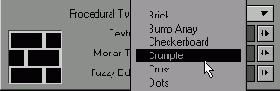 Из выпадающего меню Procedural Type выберите пункт Crumple