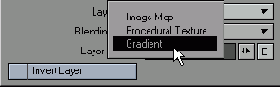 Присвойте параметру Layer Type значение Gradient
